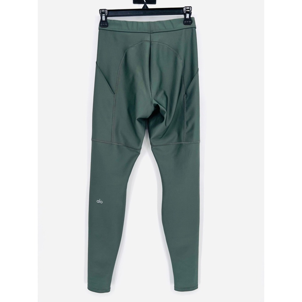 Alo Yoga High Waist 4 Pocket Utility Leggings Dark Cactus Green Women's Small - Picture 6 of 9